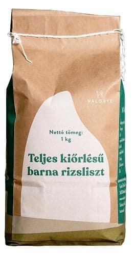 Valoryz Teljes kiőrlésű barna rizsliszt