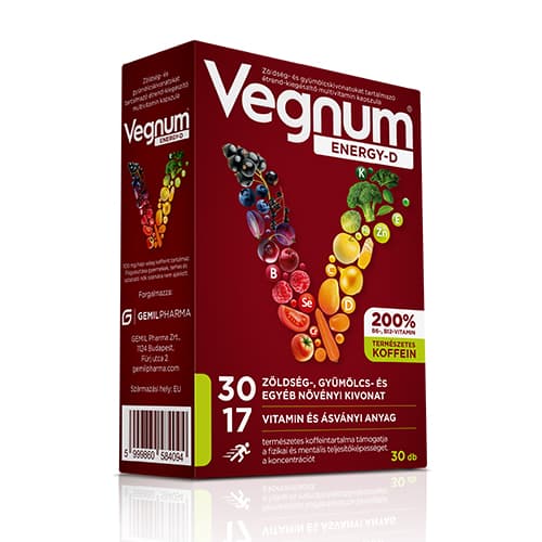 Vegnum Energy-D kapszula 30 db
