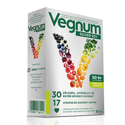 Vegnum Silver 50+ kapszula 30 db