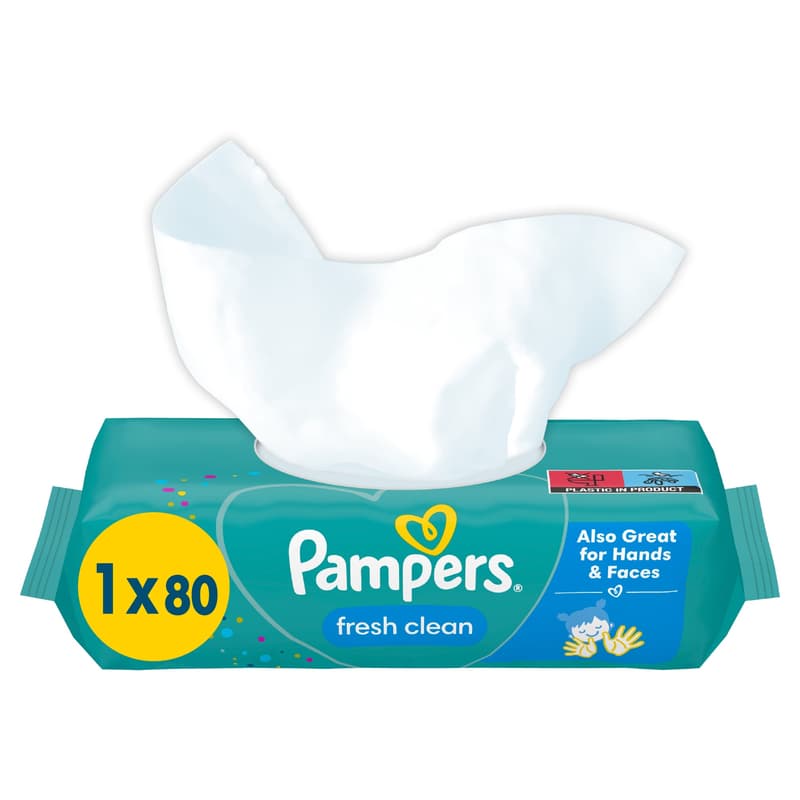 Pampers Nedves Törlőkendő Fresh Clean