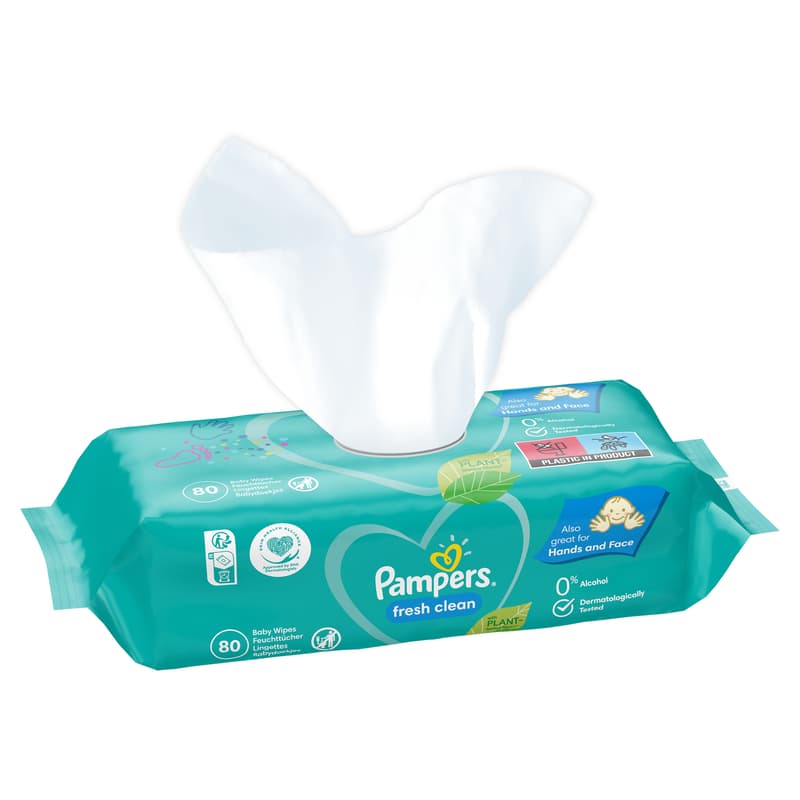 Pampers Nedves Törlőkendő Fresh Clean