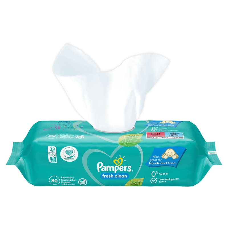 Pampers Nedves Törlőkendő Fresh Clean