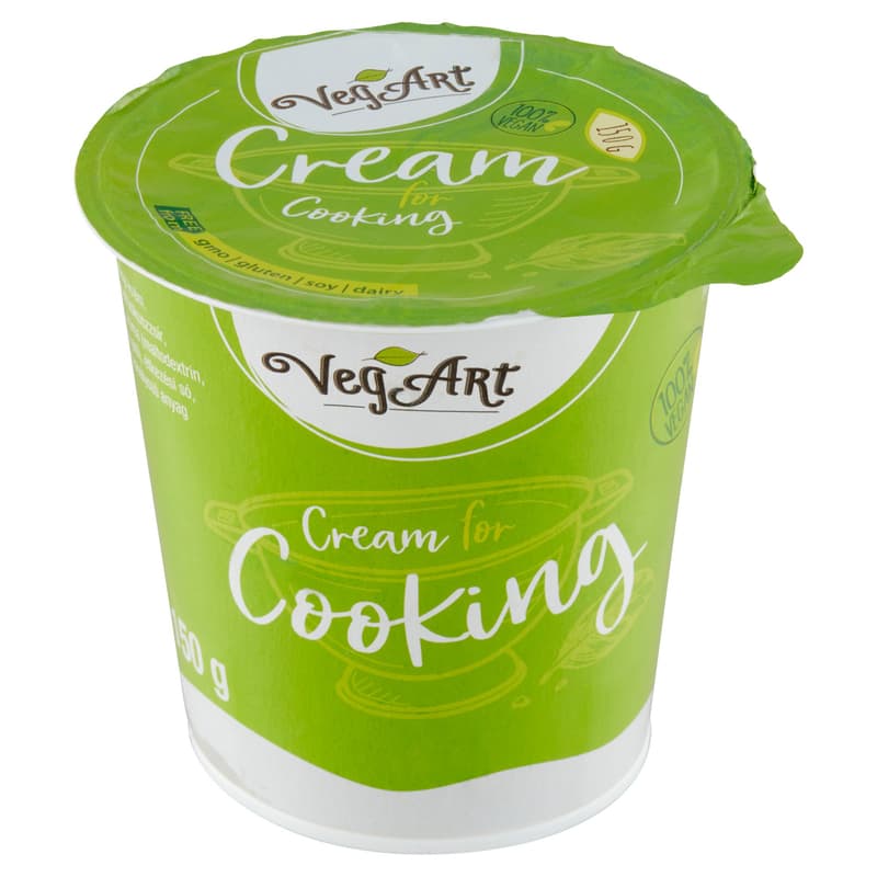 Vegart 100% Vegán növényi krém sütéshez és főzéshez