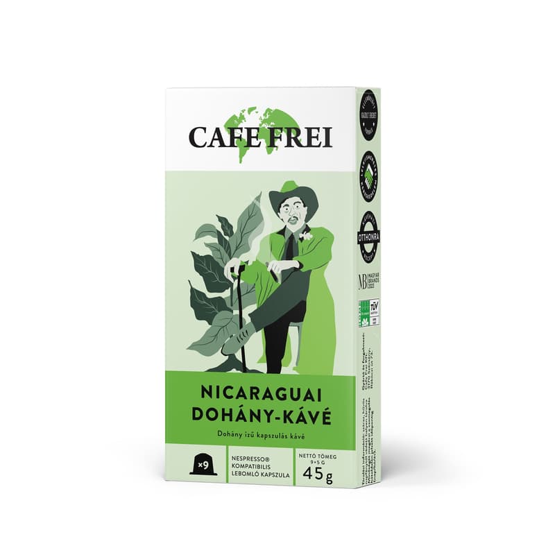 Café Frei Nicaraguan Tobacco Coffee Nespresso compatible capsules (9x5g)