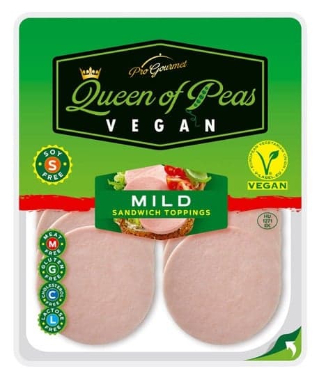 Queen of Peas Gluténmentes vegán natúr szendvicsfeltét