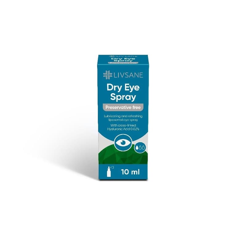 LIVSANE Dry Eye Spray tartósítószer mentes szemspray 10ml