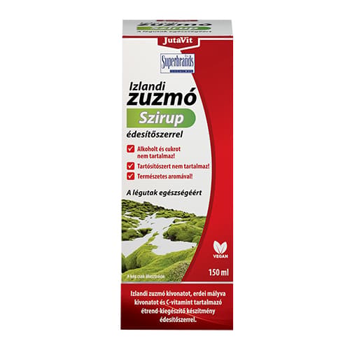 Jutavit Icelandic lichen syrup with sweetener 150ml