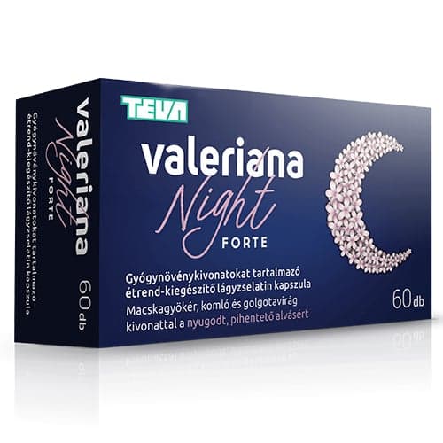 Valeriana Night Forte dietary supplement capsules 60x