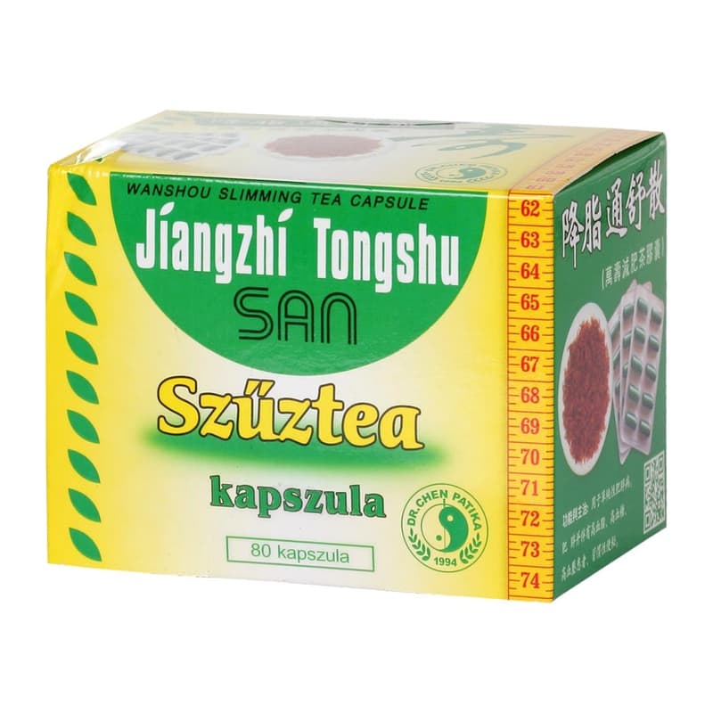 DR.CHEN Virgin Tea Capsules (Jiangzhi Tongshusan) 80x