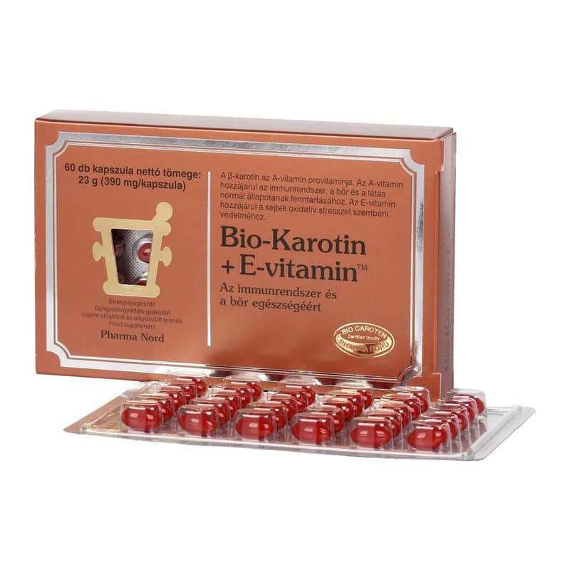 Bio-Carotene+Vitamin E capsules 60x