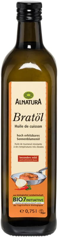 Alnatura BIO Finomított napraforgóolaj, sütéshez