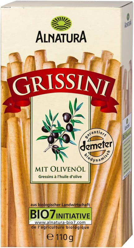 Alnatura BIO Grissini with oliveoil