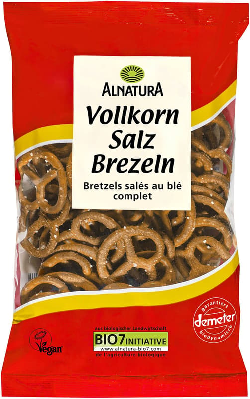Alnatura BIO wholemeal salted pretzels