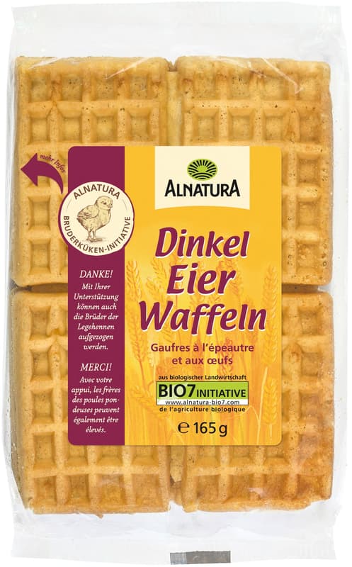 Alnatura BIO Tojásos gofri tönkölybúzából