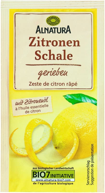 Alnatura BIO Lemon peel, grated