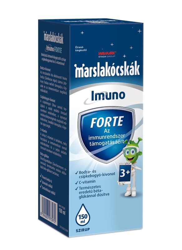 Marslakócskák Imuno Forte Syrup, Elder flavoured