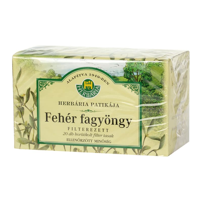 HERBÁRIA filteres borítékolt fagyöngy tea 20x1g