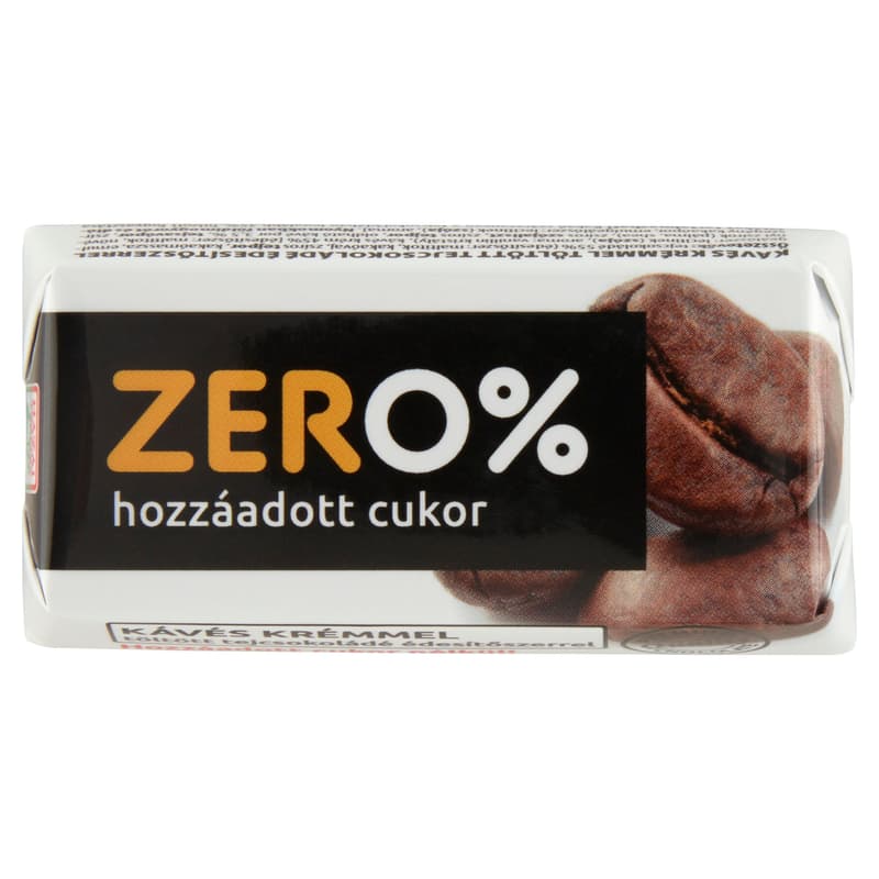 ZERO milk chocolate with maltitol and coffee-cream
