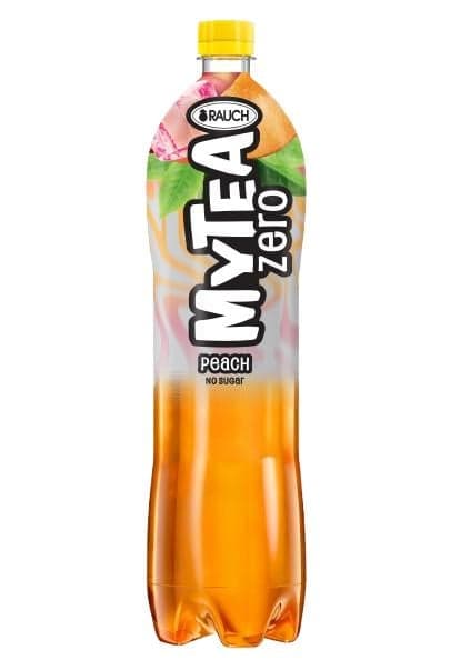 Rauch My Tea Zero cukormentes ice tea őszibarackos üdítőital fekete teából, édesítőszerekkel