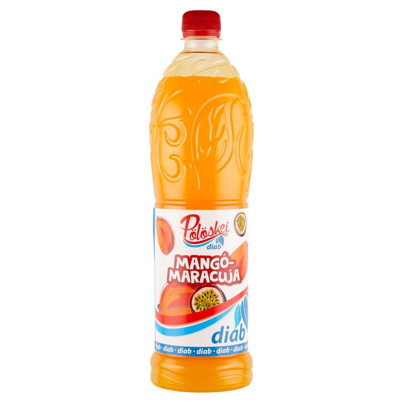 Pölöskei DIAB mangó-maracuja ízű szörp