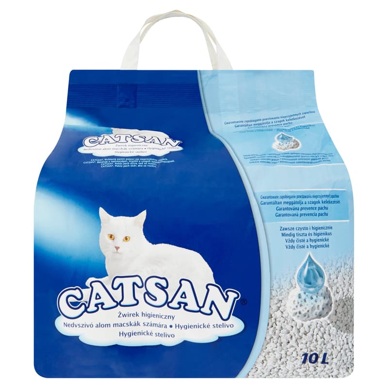 CATSAN Hygiene Plus nem csomósodó macskaalom (10 liter)
