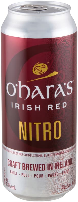 O'Hara's irish red nitro beer 4,3%