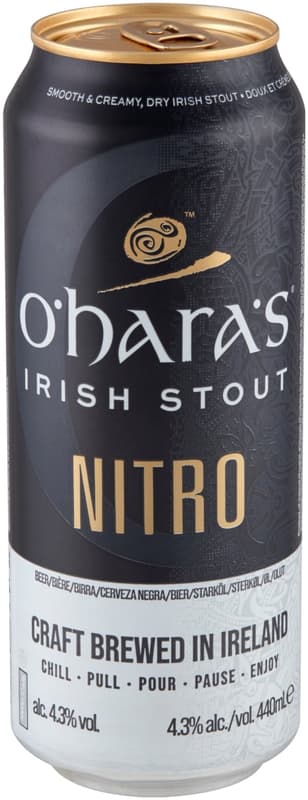 O'Hara's irish stout nitro beer 4,3%