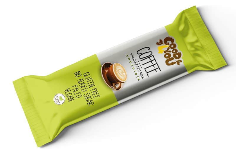 Health Market Good4You Coffee bar with coconut milk chocolate and sweeteners