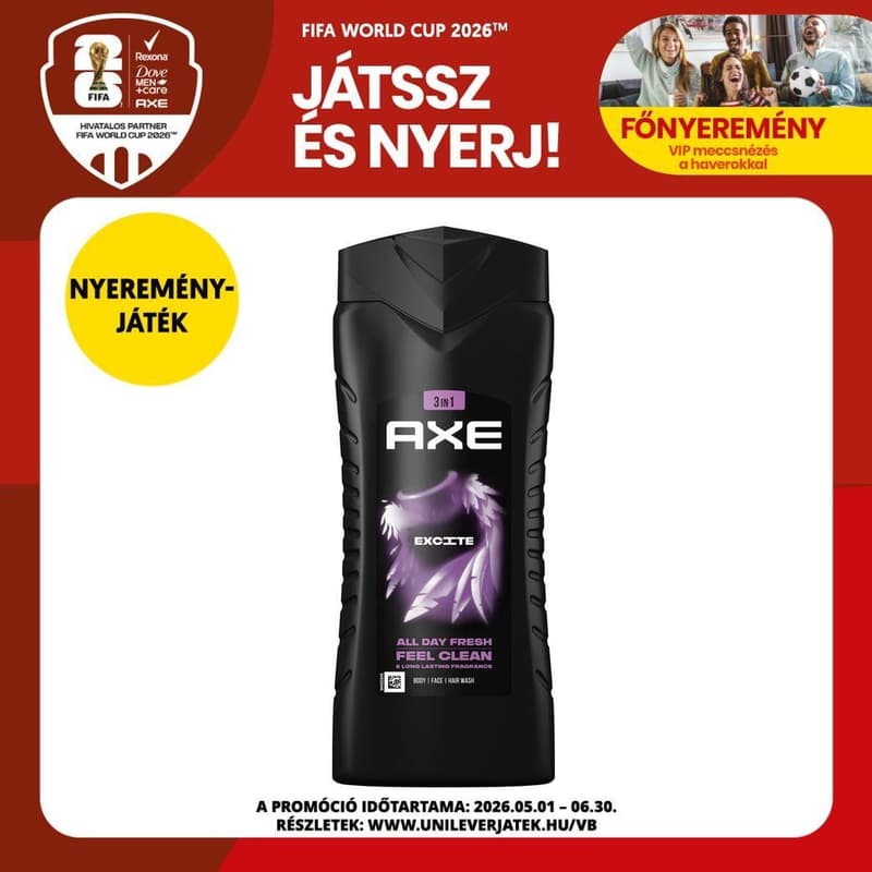 AXE Excite Shower Gel
