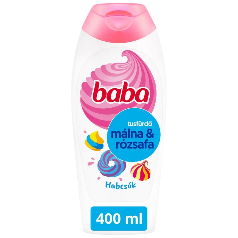 Baba Pampering Shower Gel with Raspberry and Rosewood Scents