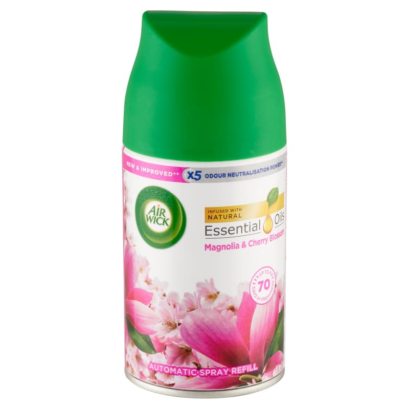 Air Wick Freshmatic Automata Légfrissítő spray utántöltő, Magnólia és cseresznyevirág