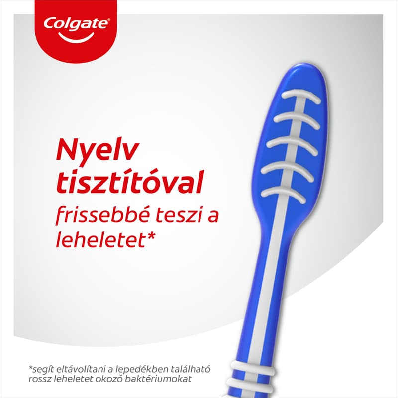 Colgate Extra Clean közepes sörtéjű fogkefe
