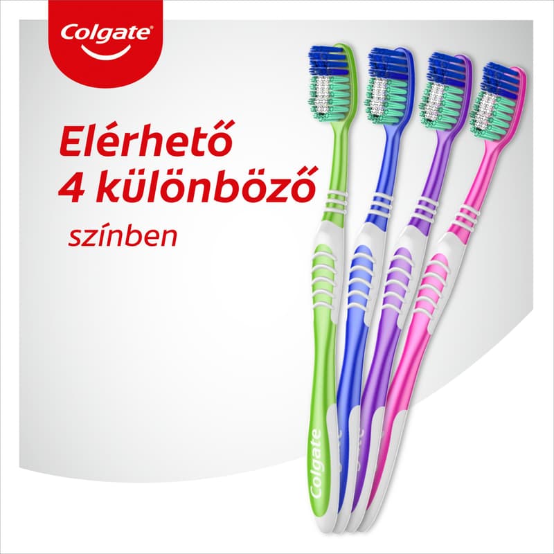 Colgate Extra Clean közepes sörtéjű fogkefe