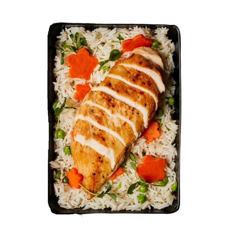 Freshpress Grillezett csirkemell rizibizi