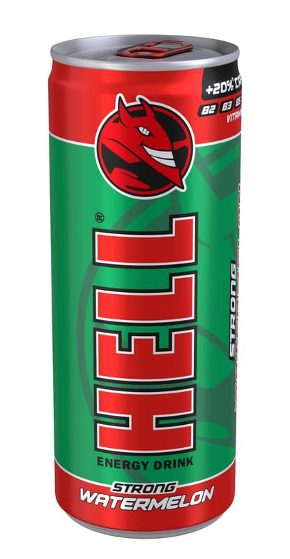 HELL Energiaital Watermelon Strong, görögdinnye- és tuttifruttiízű