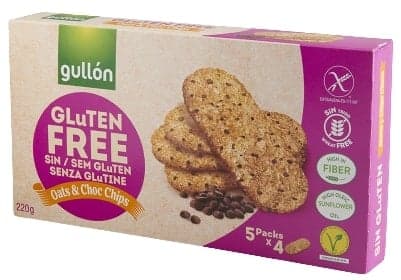 Gullon Gluténmentes zab-csokoládé keksz