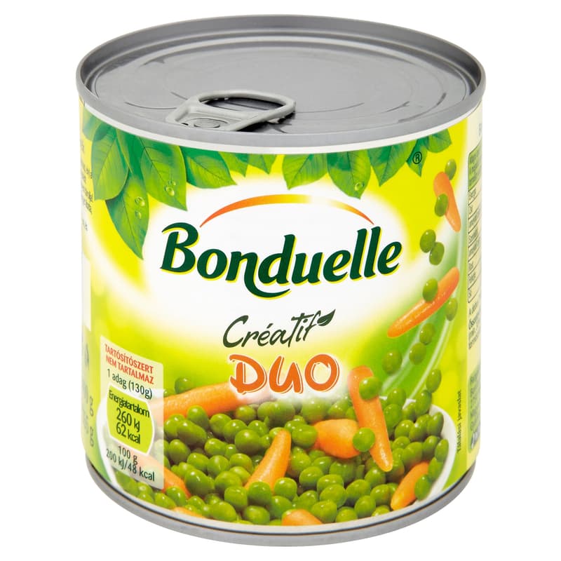 Bonduelle Créatif Duo zöldborsó-bébirépa keverék (400 g)