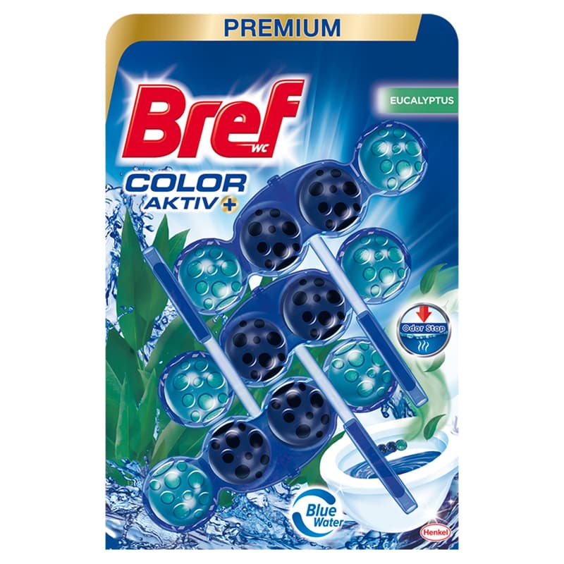 Bref Color Aktiv Eucalyptus toalett frissítő 3x50g