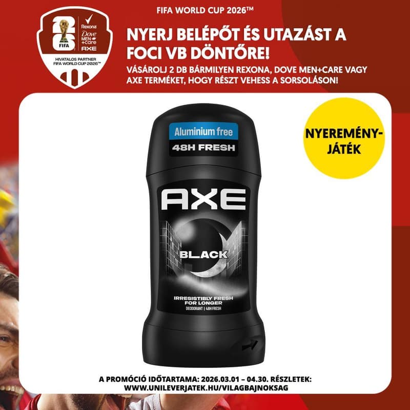 AXE Black Antiperspirant Stick