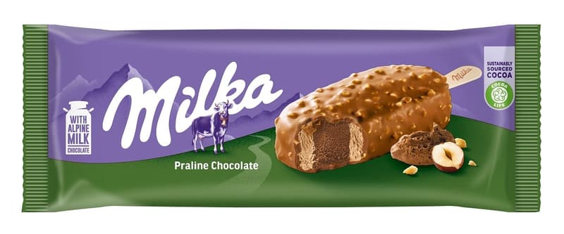 Milka Praline Chocolate ice cream