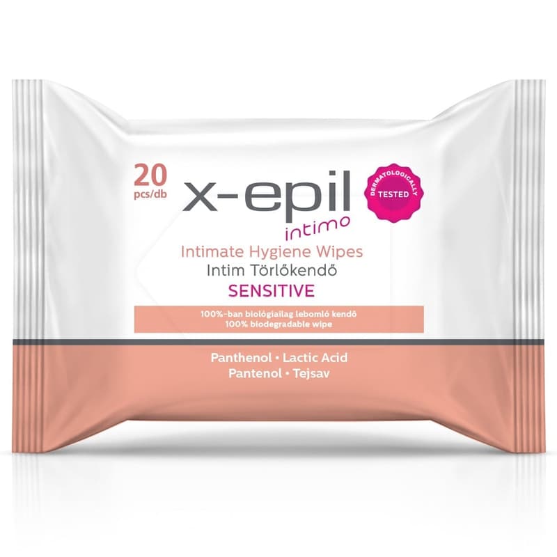 X-Epil intimate hygiene wipes - sensitive 20 pcs