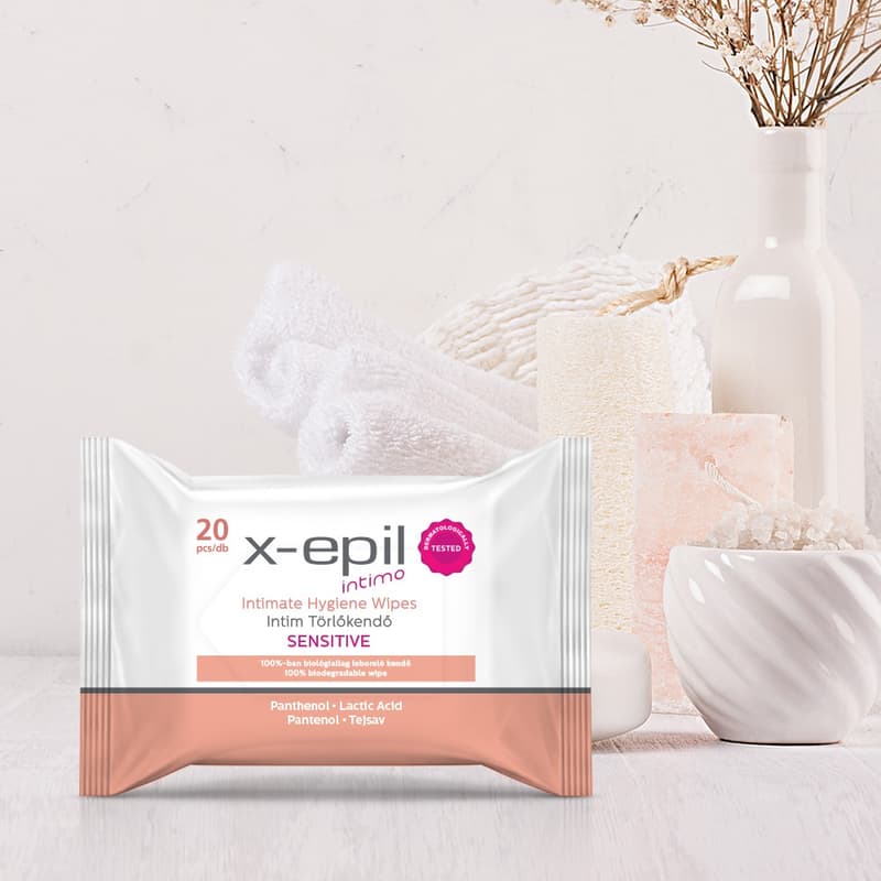 X-Epil intimate hygiene wipes - sensitive 20 pcs
