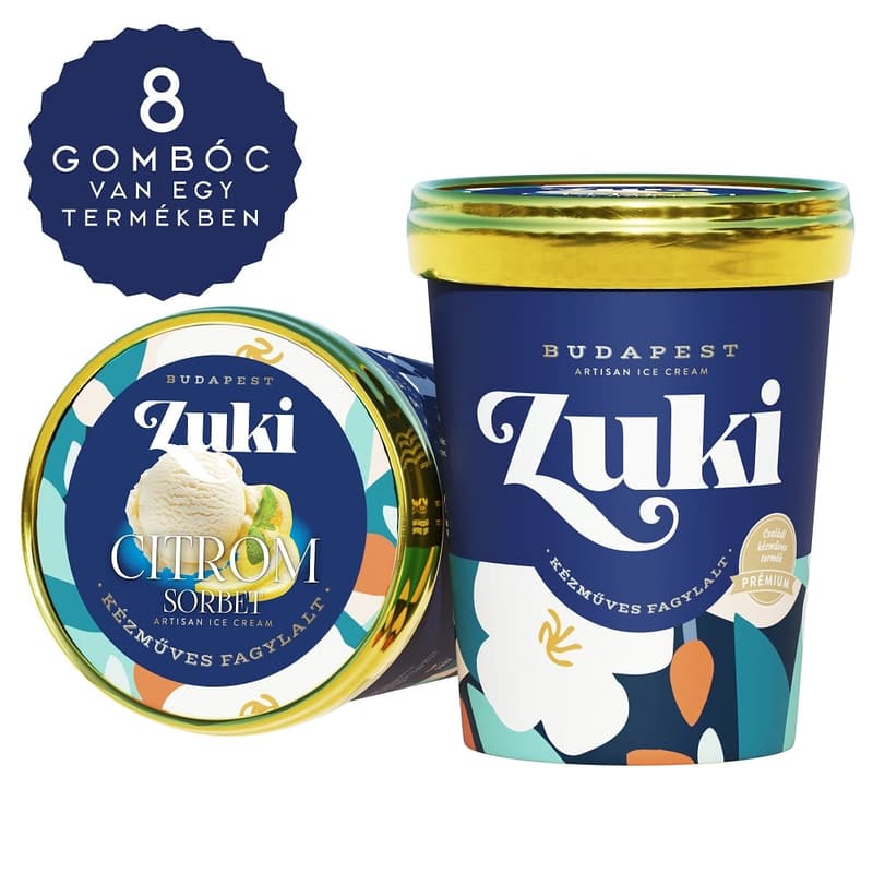 Zuki Amalfi citrom sorbet fagylalt