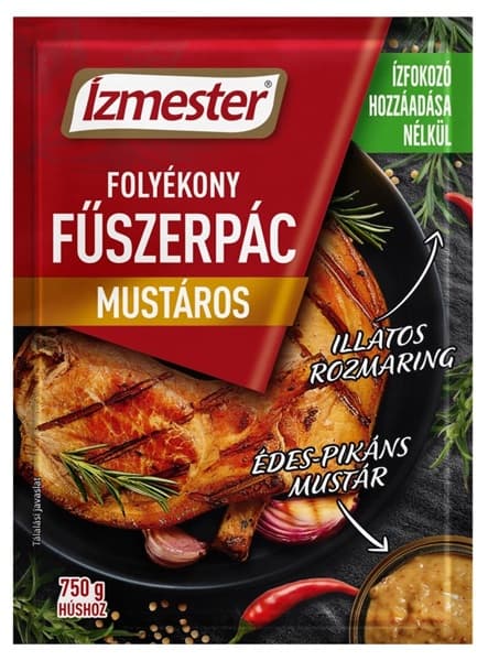 Ízmester folyékony fűszerpác mustáros