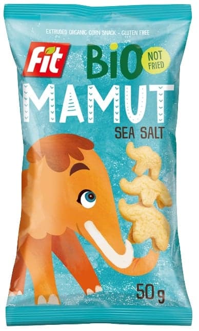 Fit BIO Mammut Extruded GLUTEN FREE Snack - Sea Salt Flavor
