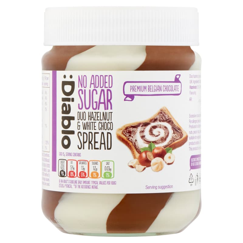Diablo Hazelnuts and White Chocolate Cream