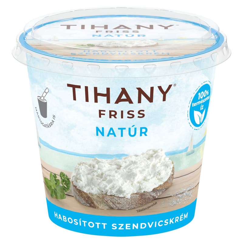 Tihany Friss habosított natúr szendvicskrém