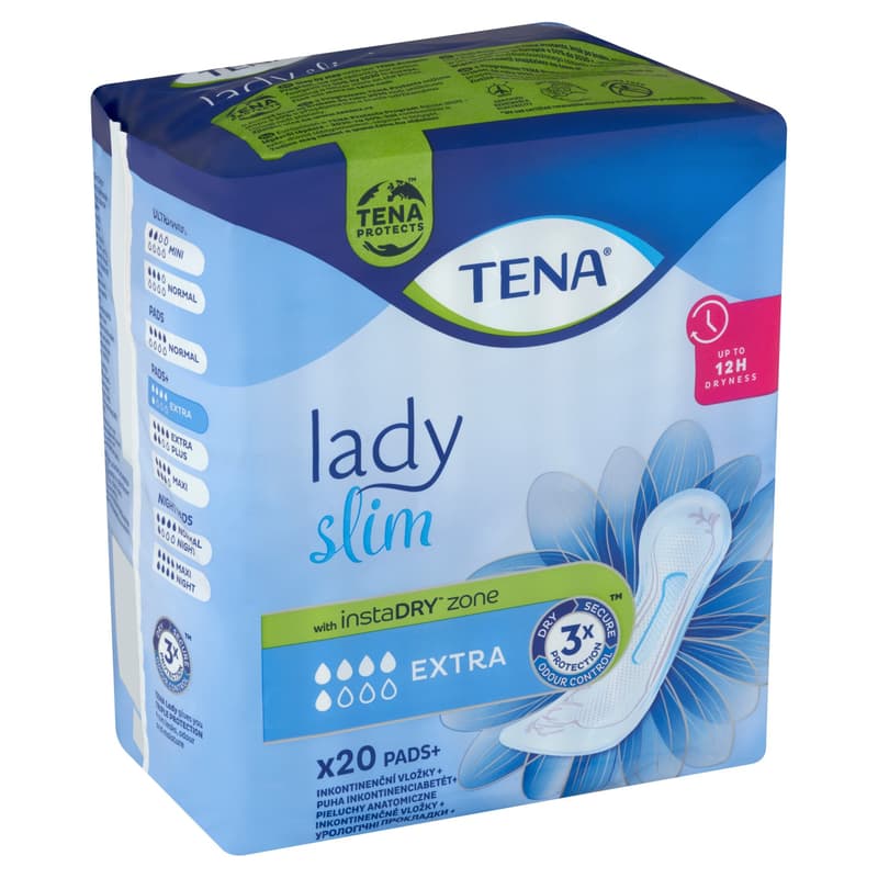 Tena Lady Slim Extra puha inkontinencia betét rendszeres vizeletvesztésre