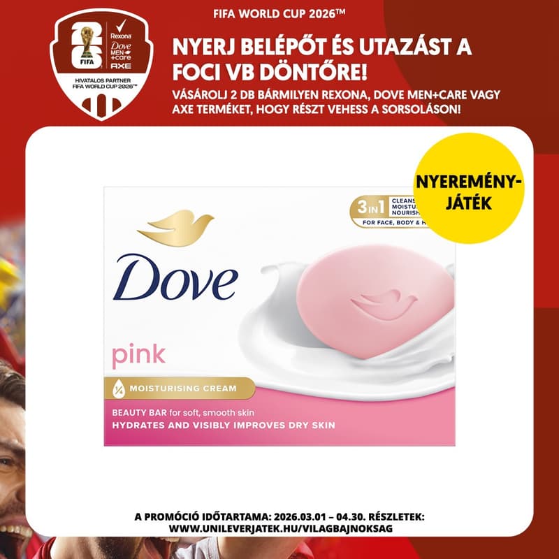 Dove Pink cream soap