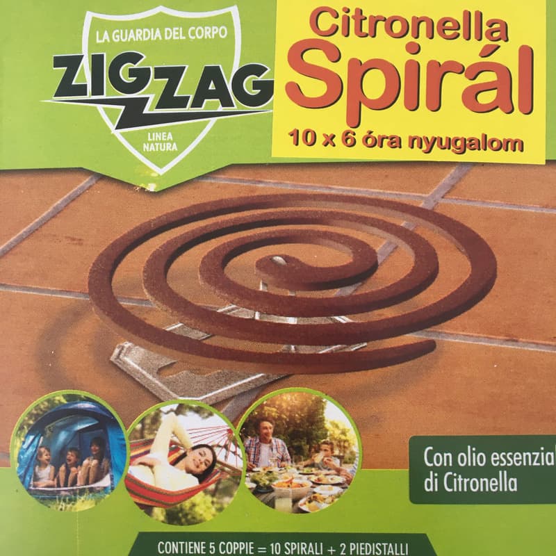 Zig Zag Citronella spirál